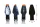 Semnalizatoare LED Bihr Design corp carbon, lentilă transparentă (pereche) 008-3