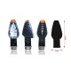 Semnalizatoare LED Bihr Design corp carbon, lentilă transparentă (pereche) 008-3