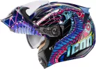 Cască Icon Threshold Synthwave Lazer Cobra