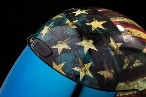 Cască Icon Airform Old Glory negru/albastru/rosu/alb