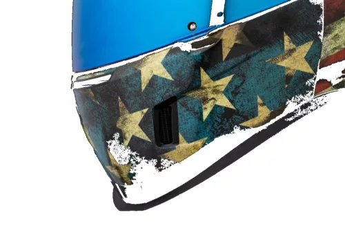 Cască Icon Airform Old Glory negru/albastru/rosu/alb