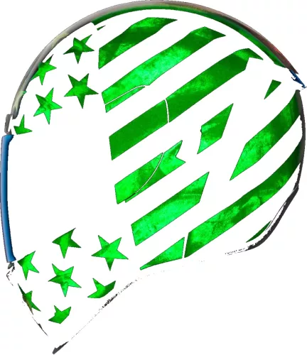 Cască Icon Airform Old Glory negru/albastru/rosu/alb