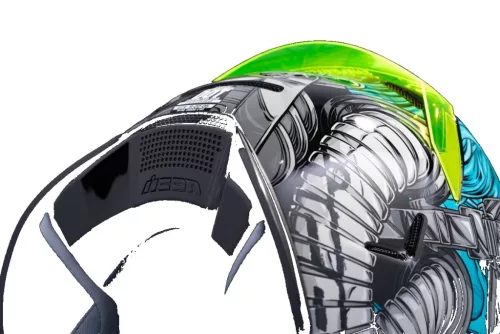Casca-Icon-Airframe-Pro-Outbreak---viziera-argintie