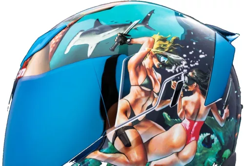 Casca-Icon-Airflite-Pleasuredome4---viziera-albastra