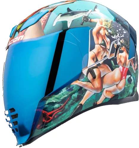 Casca-Icon-Airflite-Pleasuredome4---viziera-albastra