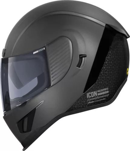 Casca-Icon-Airform-Counterstrike-MIPS-argintiu---viziera-neagra
