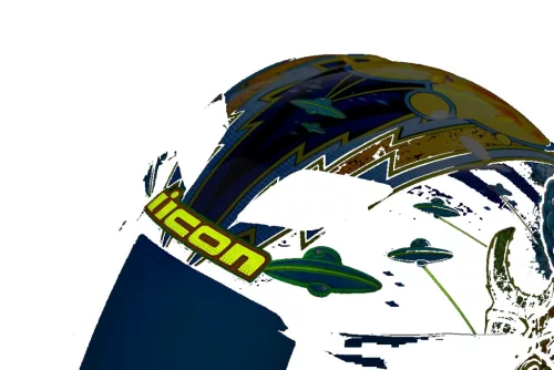 Casca-Icon-Airflite-Bugoid-Blitz---Viziera-Iridium-Albastru