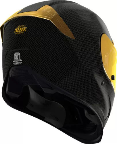 Cască Icon Airframe Pro Carbon 4Tress negru/lucios/galben