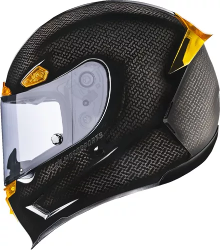 Cască Icon Airframe Pro Carbon 4Tress negru/lucios/galben
