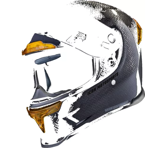 Cască Icon Airframe Pro Carbon 4Tress negru/lucios/galben