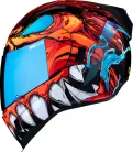 Cască Icon Airform Manik'RR negru/albastru/lucios/rosu/alb