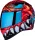 Cască Icon Airform Manik'RR negru/albastru/lucios/rosu/alb