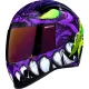 Cască Icon Airform Manik'RR negru/fluo verde/lucios/violet/alb