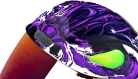 Cască Icon Airform Manik'RR negru/fluo verde/lucios/violet/alb