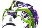 Cască Icon Airform Manik'RR negru/fluo verde/lucios/violet/alb