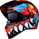 Cască Icon Airform Manik'RR negru/albastru/lucios/rosu/alb