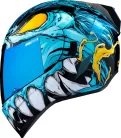 Cască Icon Airform Manik'RR negru/cyan/lucios/alb/galben