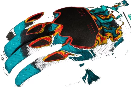Cască Icon Airform Manik'RR negru/cyan/lucios/alb/galben