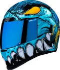 Cască Icon Airform Manik'RR negru/cyan/lucios/alb/galben