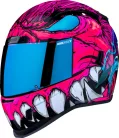 Cască Icon Airform Manik'RR negru/albastru/lucios/roz/alb