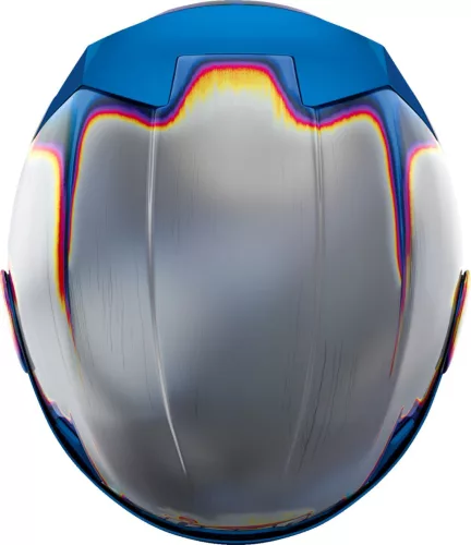 Cască Icon Airframe Pro Re-Entry albastru/mat/rosu/argintiu/galben