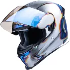 Cască Icon Airframe Pro Re-Entry albastru/mat/rosu/argintiu/galben