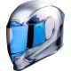 Cască Icon Airframe Pro Re-Entry albastru/mat/rosu/argintiu/galben