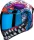 Cască Icon Airframe Pro Krazy Klown 2 negru/albastru/roz/violet/alb