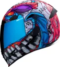Cască Icon Airframe Pro Krazy Klown 2 negru/albastru/roz/violet/alb