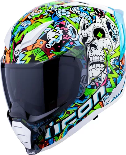 Cască Icon Ultraflite multi Doodle 3