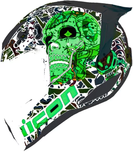 Cască Icon Ultraflite multi Doodle 3