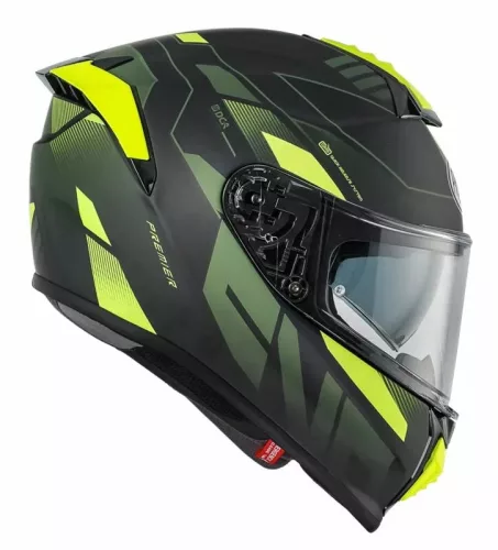 Cască Premier Evoluzione PR Y9 BM negru/fluo galben