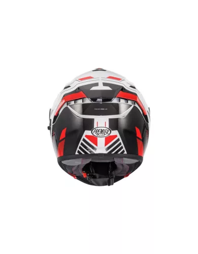 Cască Premier Evoluzione PR 8 BM negru/rosu/alb