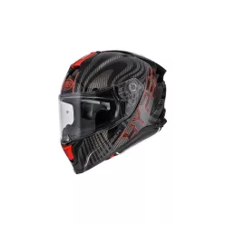 Cască Premier Hyper Carbon PS 2 negru/rosu