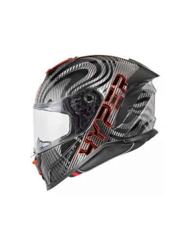 Cască Premier Hyper Carbon PS 2 negru/rosu
