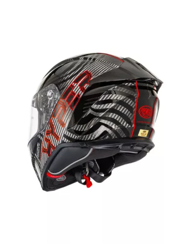 Cască Premier Hyper Carbon PS 2 negru/rosu