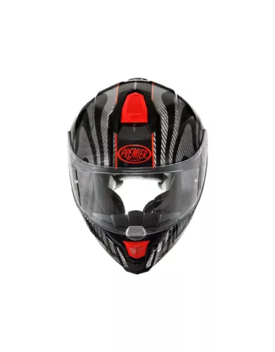 Cască Premier Hyper Carbon PS 2 negru/rosu