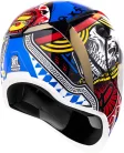 Cască Icon Airform Lucky Lid 5 negru/albastru/lucios/rosu/alb/galben