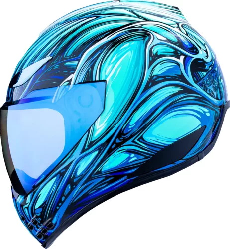 Cască Icon Domain Nouveau albastru/lucios