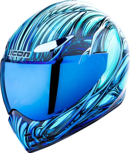 Cască Icon Domain Nouveau albastru/lucios