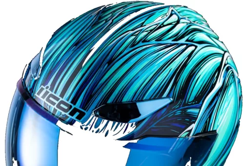 Cască Icon Domain Nouveau albastru/lucios