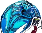 Cască Icon Domain Nouveau albastru/lucios
