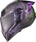 Cască Icon Ultraflite Opal Mandala negru/violet/argintiu