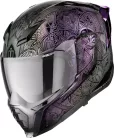 Cască Icon Ultraflite Opal Mandala negru/violet/argintiu