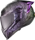 Cască Icon Ultraflite Opal Mandala negru/violet/argintiu