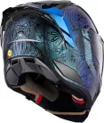 Cască Icon Ultraflite Opal Mandala negru/albastru