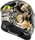 Cască Icon Airframe Pro Aztec Nine negru/lucios/auriu/verde/alb/galben