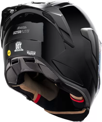 Cască Icon Ultraflite Solid negru/lucios