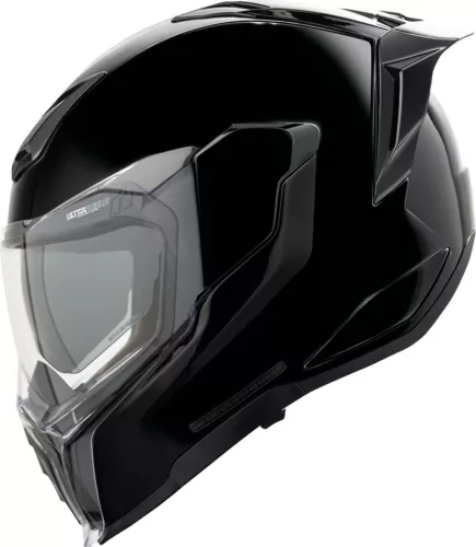 Cască Icon Ultraflite Solid negru/lucios