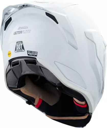 Cască Icon Ultraflite Solid lucios/alb